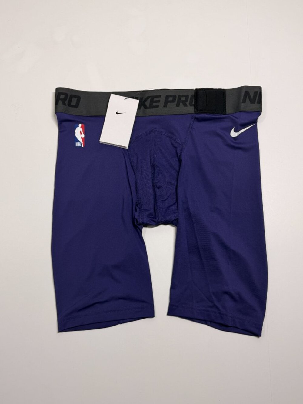 NIKE Pro Men's NBA Logo Compression Shorts - NWT - Violet - DN-1541-566